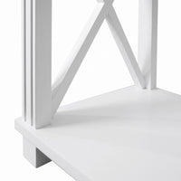 Hamptons Coastal Cross 1 Drawer Bedside Table