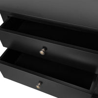 Hamptons Heritage 3 Drawer Bedside Lamp Table