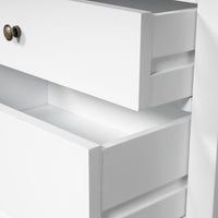 Hamptons Heritage 3 Drawer Bedside Lamp Table