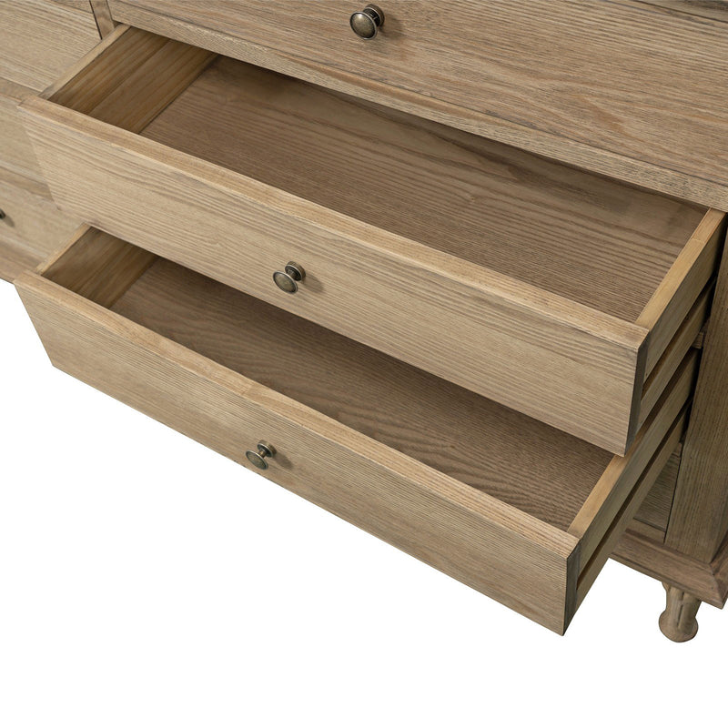 Hamptons Heritage 6-Drawer Tallboy Dresser