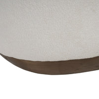 Cozy Modern Tulip Blossom Swivel Upholstered Accent Chair