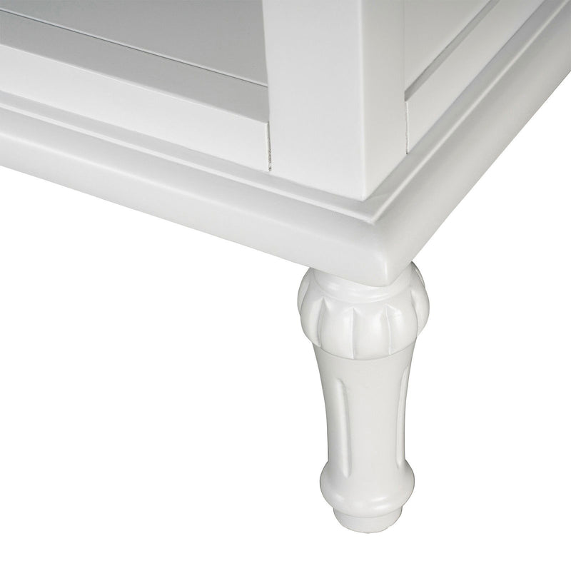 Hamptons Halifax Two Drawers Bedside Table