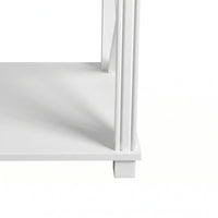 Hamptons Coastal Cross 1 Drawer Bedside Table