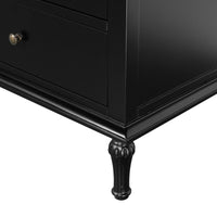 Hamptons Heritage 3 Drawer Bedside Lamp Table