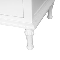 Hamptons Heritage 3 Drawer Bedside Lamp Table