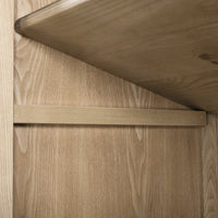 French Provincial Display Cabinet & Bookcase Natural Ash/ Modular Design