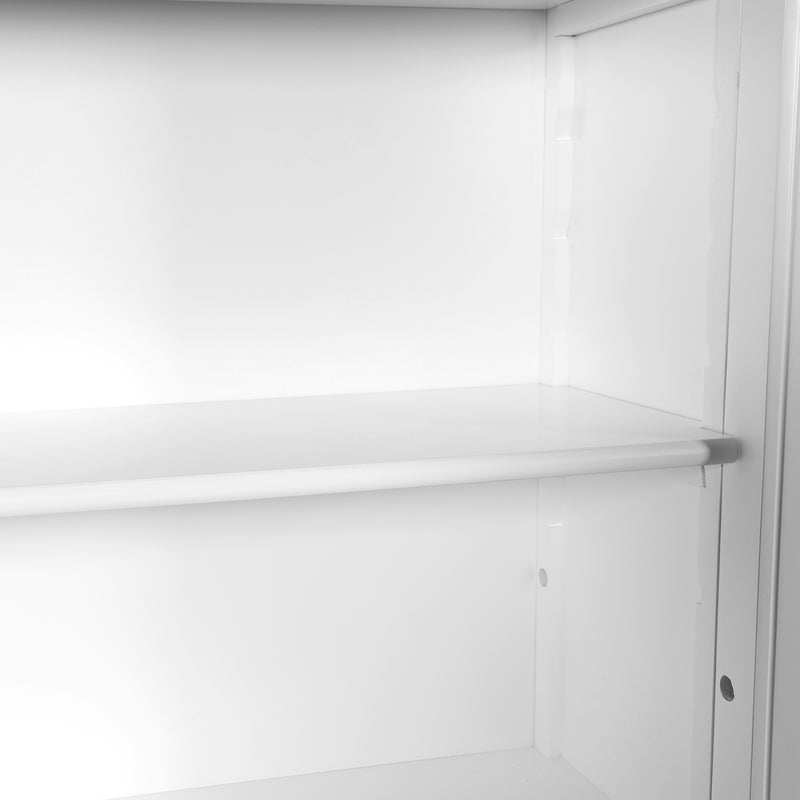 Hamptons Halifax 3 Bay Buffet and Hutch Bookcase with Ladder