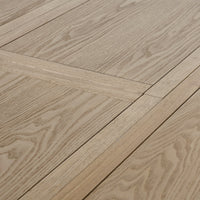 French Provincial Farmhouse 140-180cm Pedestal Extendable Round Dining Table Elm wood