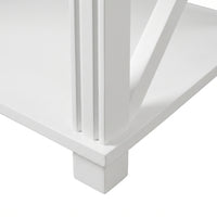 Hamptons Coastal Cross 1 Drawer Bedside Table