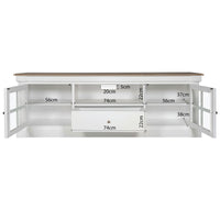 Hamptons Coastal Charm 200cm Entertainment Unit
