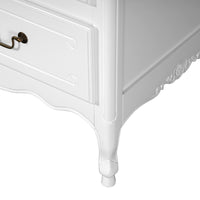 French Provincial Louis 2 Drawer Wardrobe