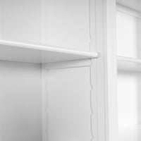 Hamptons Halifax 3 Bay Buffet and Hutch Bookcase with Ladder