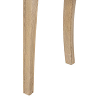 French Provincial Console Hall Table in Natural Oak