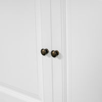 Hamptons Halifax 3 Bay Buffet and Hutch Bookcase with Ladder