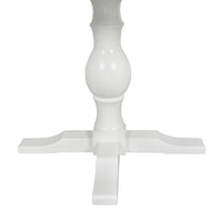 Hamptons Extendable/French Provincial Pedestal Round 100-150cm Extendable Dining Table NATURAL ASH