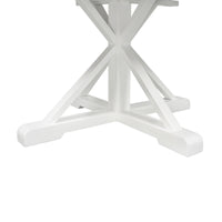 Hamptons Sorrento 150-190cm Round Extendable Trestle Dining Table