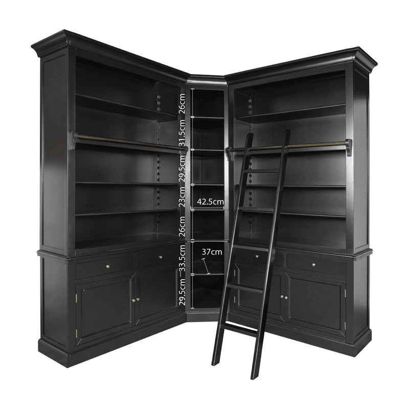 Hamptons Halifax Modular Wall Hutch & Buffet with Corner Cabinet (Pre-order extra $1000 Early Bird discount)