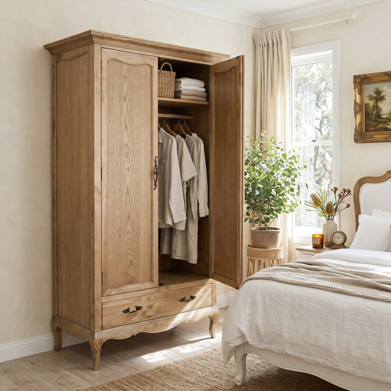 French Provincial Provence One Drawer Wardrobe