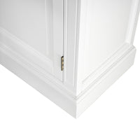 Hamptons Halifax 3 Bay Buffet and Hutch Bookcase with Ladder