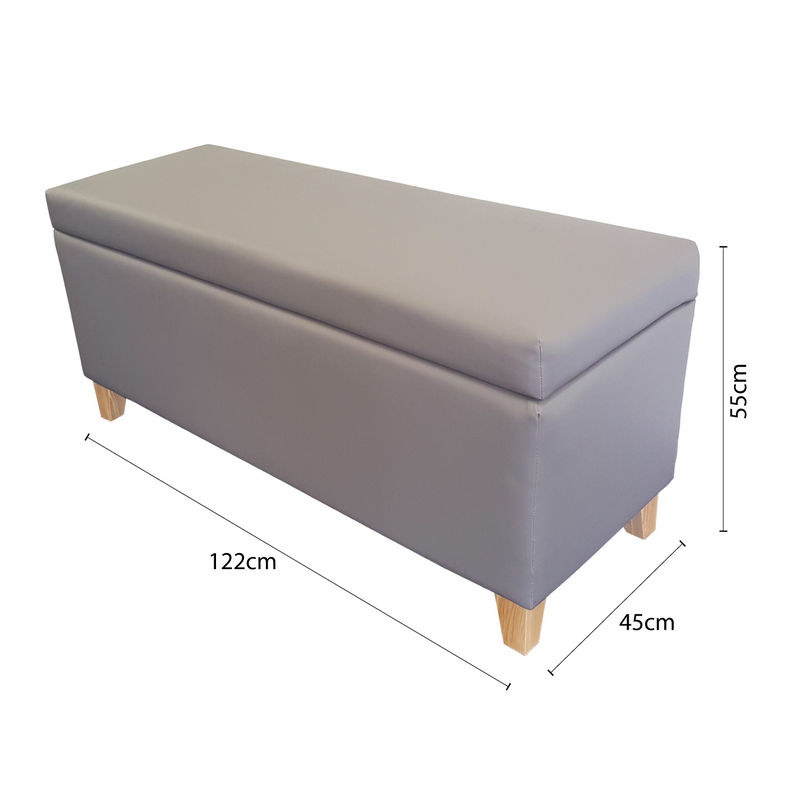 Contemporary Modern Bridgett Blanket Box Foot Stool