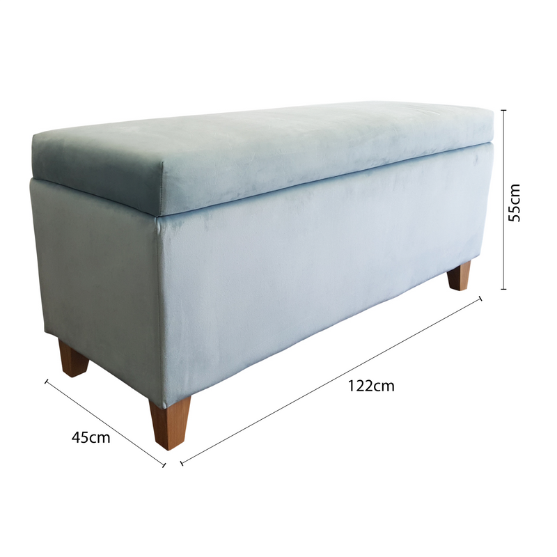 Contemporary Modern Bridgett Blanket Box Foot Stool