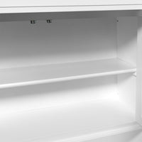 Hamptons Halifax 3 Bay Buffet and Hutch Bookcase with Ladder