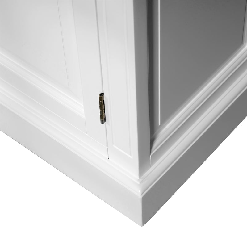 Hamptons Halifax 3 Bay Buffet and Hutch Bookcase with Ladder