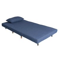 Contemporary Modern Siesta 1.5 Seater Versatile linen Lounge Sofa Bed