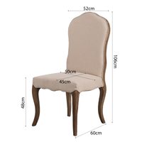 French Provincial Provence Furniture Natural Oak Dining Chair