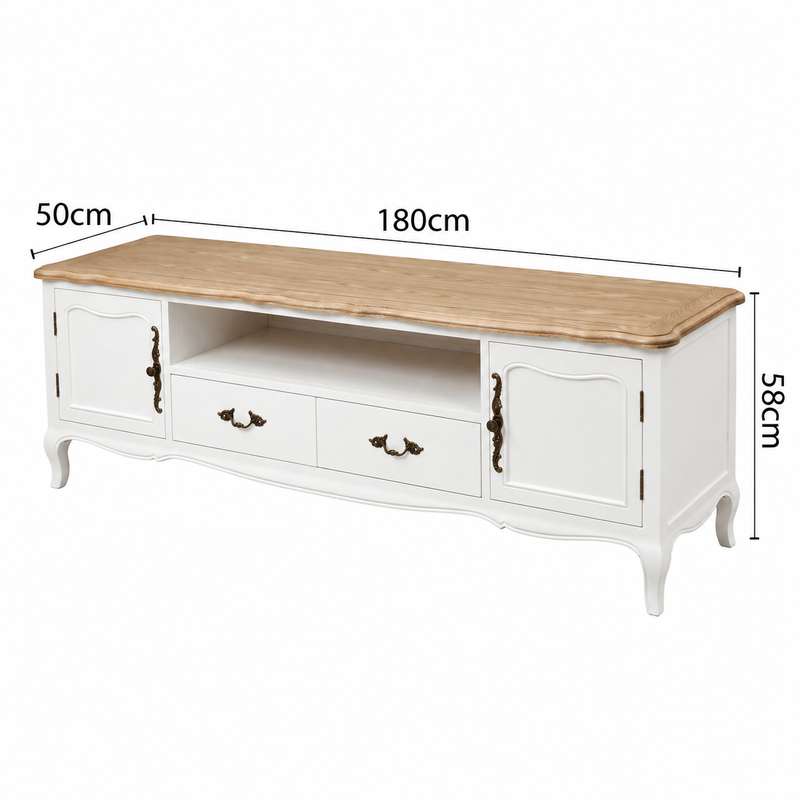 French Provincial Provence TV Entertainment Unit