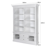 Hamptons Halifax Versatile Bookcase Cabinet