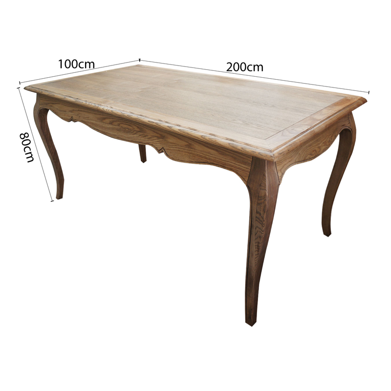 French Provincial Provence Rectangular Dining Table