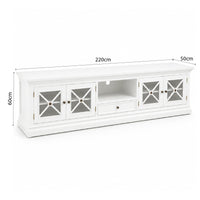 Hamptons Halifax Criss Cross TV Entertainment Unit