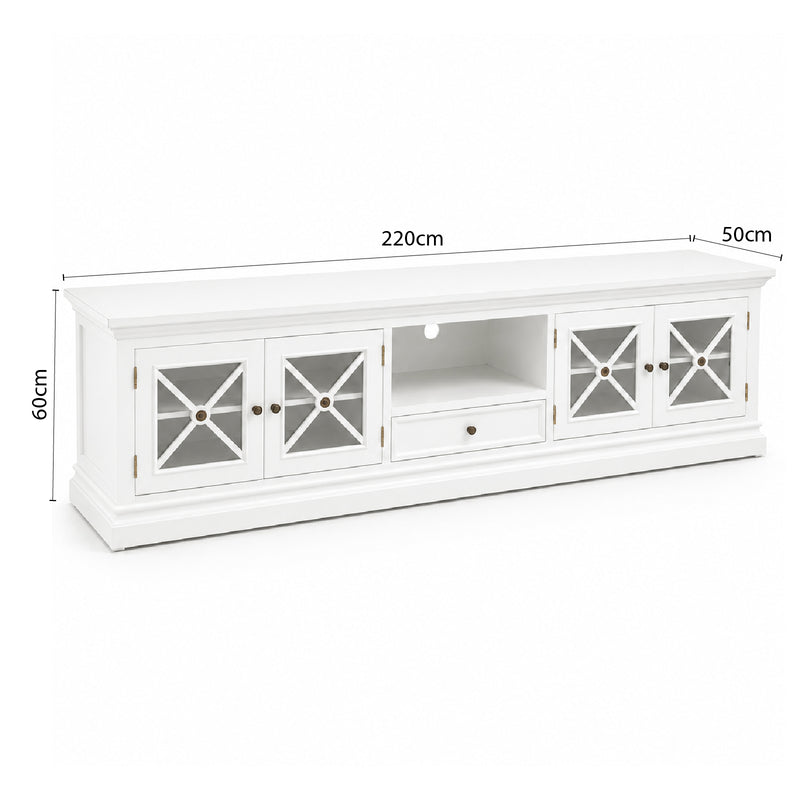 Hamptons Halifax Criss Cross TV Entertainment Unit