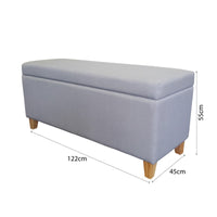 Contemporary Modern Bridgett Blanket Box Foot Stool