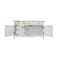French Provincial Louis Vintage Buffet Cabinet