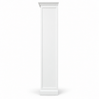 Hamptons Glass Door Display Wine Bar & Drink Cabinet with Storage, Wine Rack, Glass Holders & Pull-Out Trays 110cm Wide