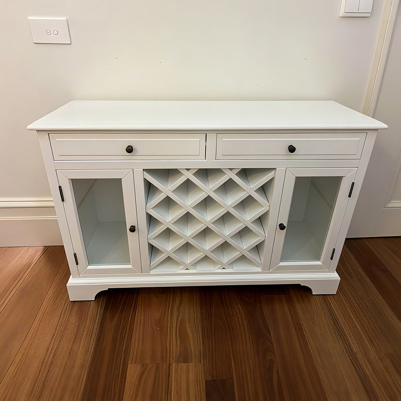 Hamptons Halifax Wine Rack Buffet Sideboard Cabinet