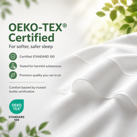Monnalisa Sleep Tight Collection 100% Pure Cotton 4-Piece Bedding Set – Cloud White Quilt Cover, Flat Sheet & Pillowcases x 2 | OEKO-TEX® Certified