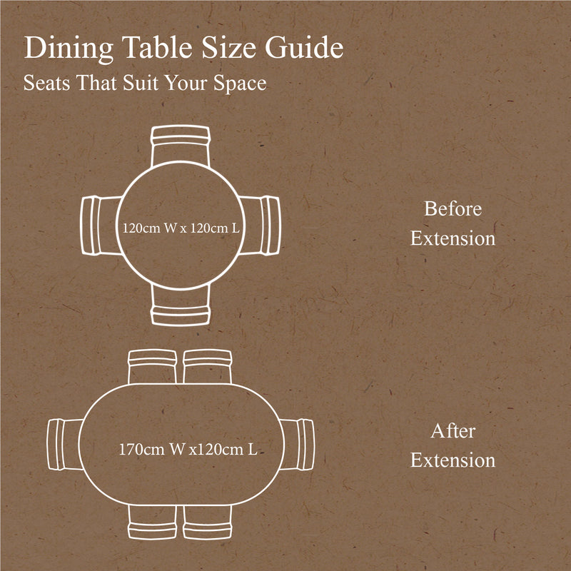 French Provincial Farmhouse Oak Extendable Round Pedestal Dining Table