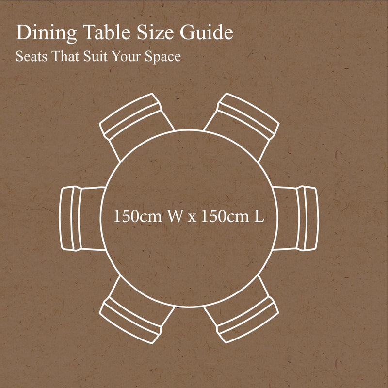 Hamptons Sorrento Round Trestle Dining Table