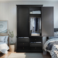 Hamptons Halifax 6 Drawer Wardrobe