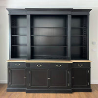 Hamptons Sorrento Buffet and Hutch Sideboard Bookcase Cabinet