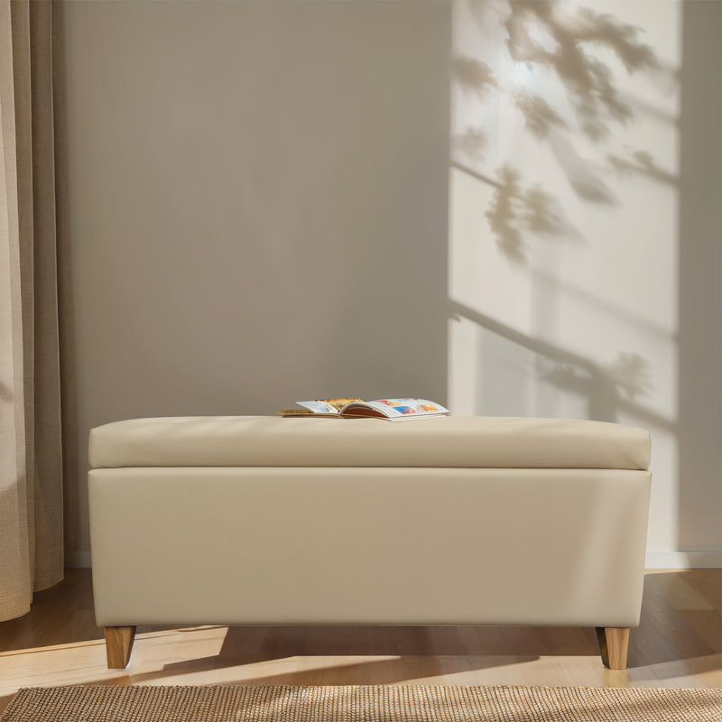 Contemporary Modern Bridgett Blanket Box Foot Stool
