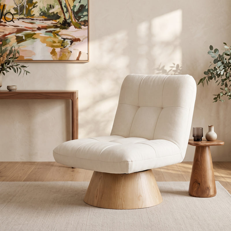 The Float Clouds Tea Time Relax Chair in French White