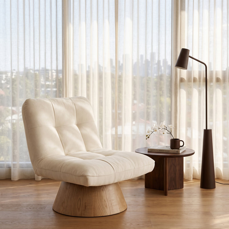 The Float Clouds Tea Time Relax Chair in French White