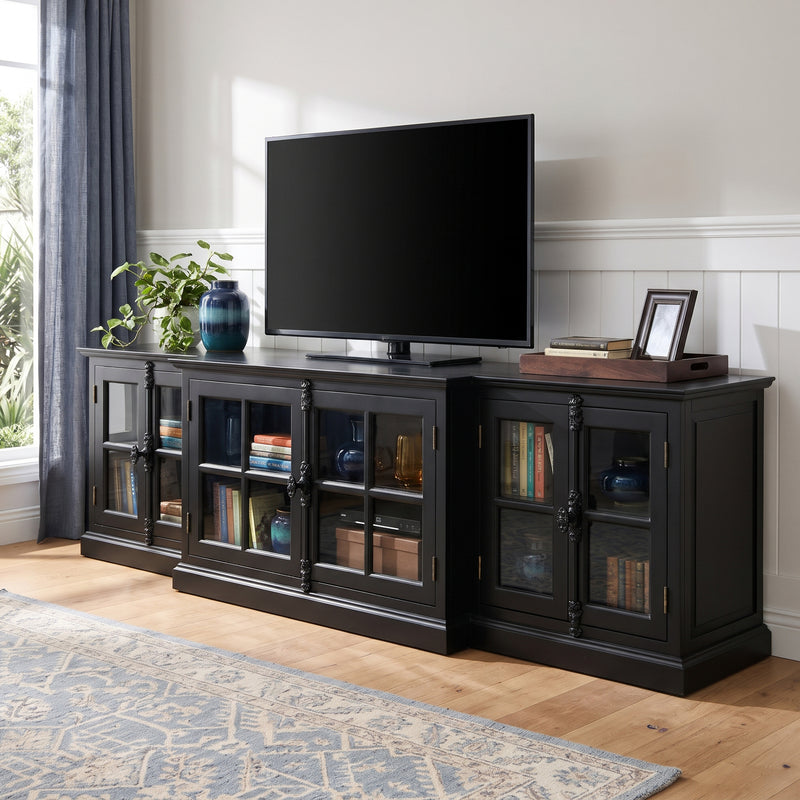 French Provincial Casement TV Entertainment Unit
