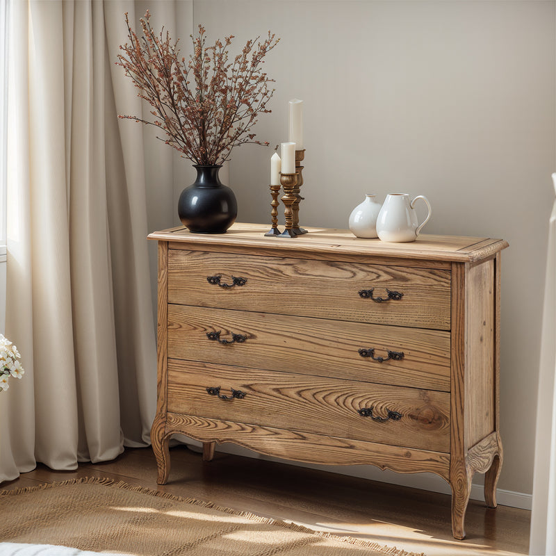 French Provincial Provence Chest Drawer Cabinet Tallboy