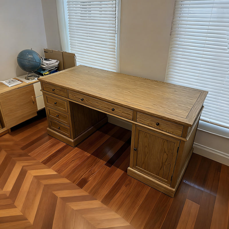 Hamptons Halifax 180cm Timber Executive Desk