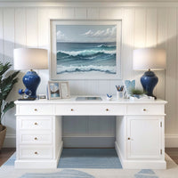 Hamptons Halifax 180cm Timber Executive Desk